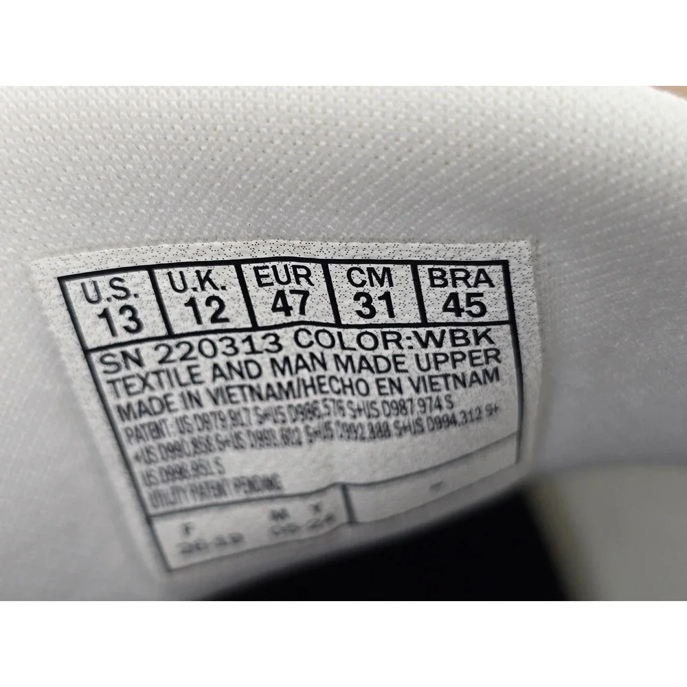 Skechers Max Cushioning Elite Slip-Ins Mens 13 White Black 220313 - Excellent